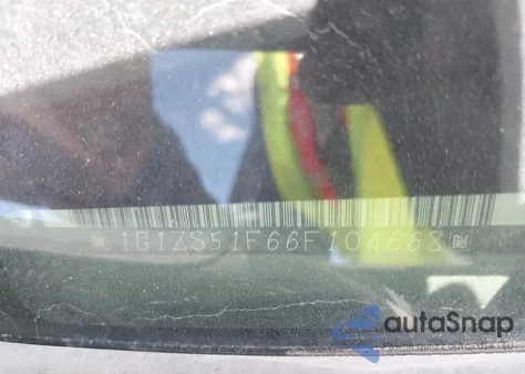 2006 Chevrolet Malibu Ls из США, поврежденный, VIN 1G1ZS51F66F104668